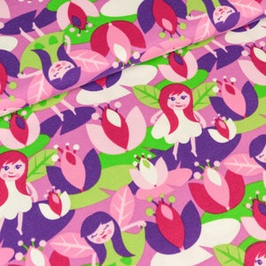 Lille fabric stretch Jersey Waterlilly (19,20 EUR / meter)
