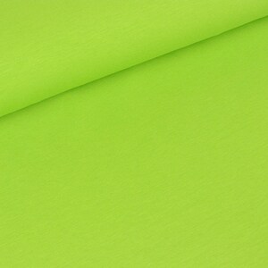 Cotton jersey Vanessa light green uni (10,80 EUR / Meter)