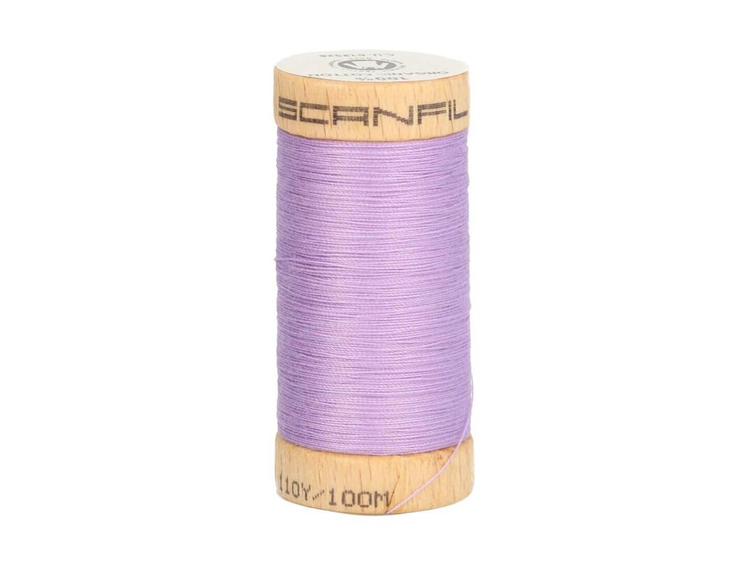 Scanfil Thread SCANFIL Sewing Thread (100 M) 4812 - Lilac - 100% Organic Cotton - Etsy
