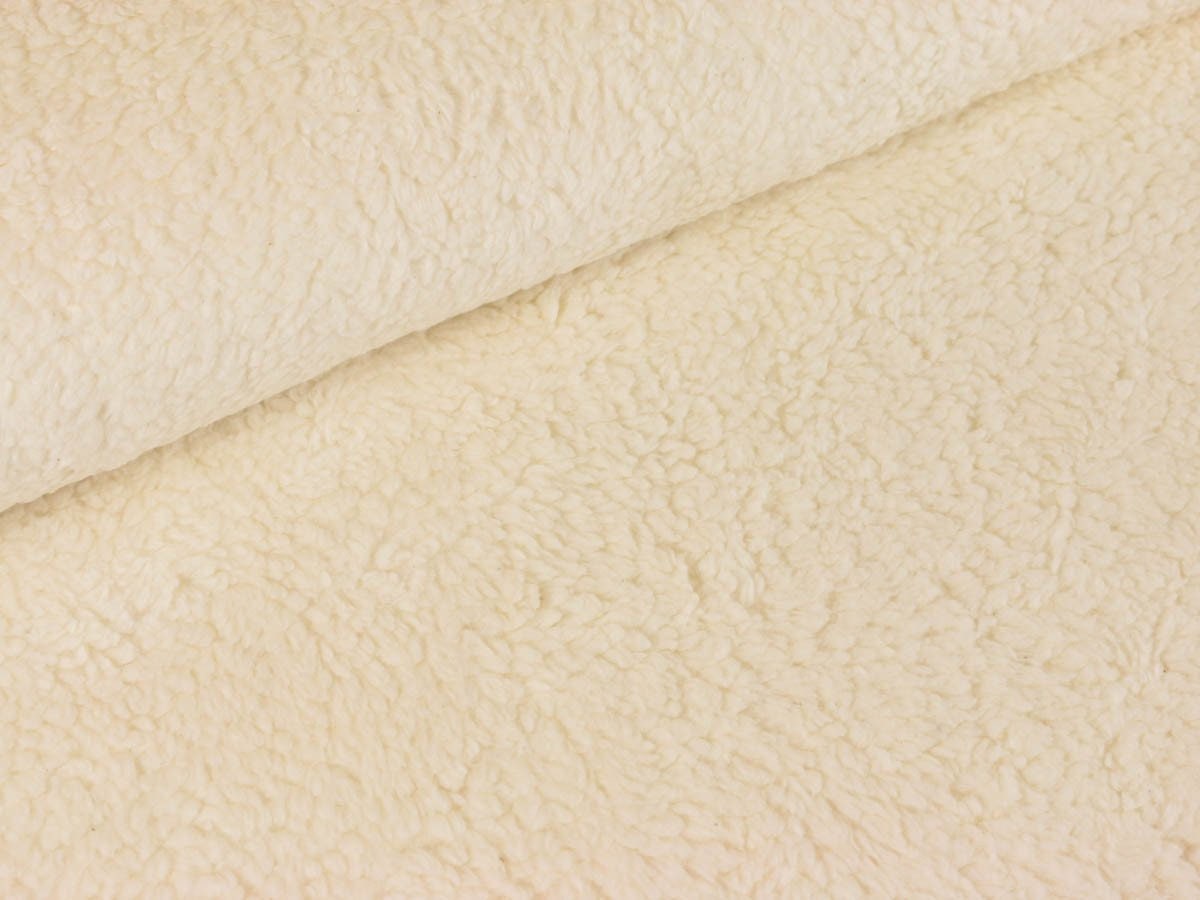 Cuddly Eco-BW Teddy Fabric 100% Cotton (16,00 EUR / Meter)