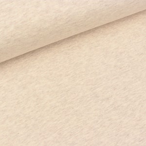 Light Sweat Maike natural mottled plain (14.50 EUR / meter)