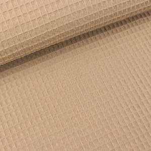 Waffelpiqué Nelson schlamm uni (9,90 EUR / Meter)
