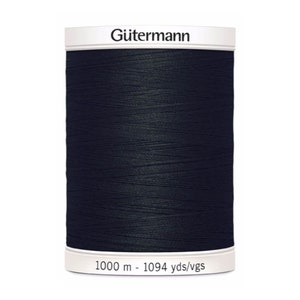 Gütermann all-round sewing thread (1000 m) 000 - black