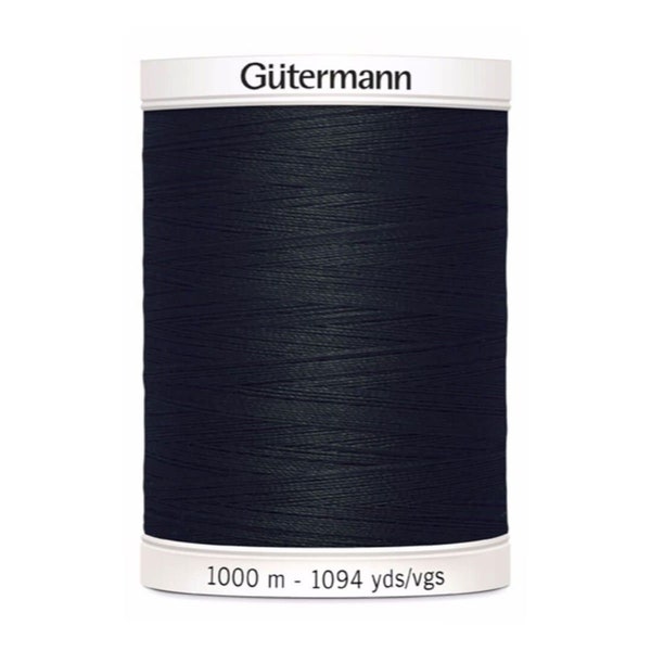 Gütermann all-round sewing thread (1000 m) 000 - black