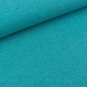 Light Sweat Maike emerald melange (14,50 EUR / meter)