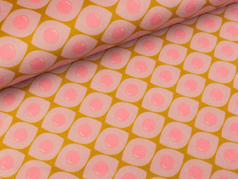Velvet Glance mustard yellow-pink by Cherry Picking 16,90 EUR meter
