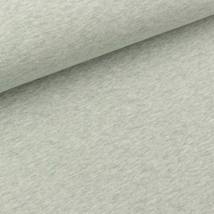 Year-round sweat Eike mint melange (14,90 EUR / meter)