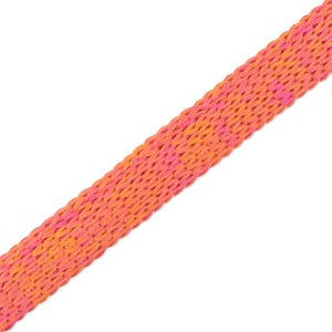 1 m flat and hoodie cord Cord Me Bloom papaia-ortensia 20 mm