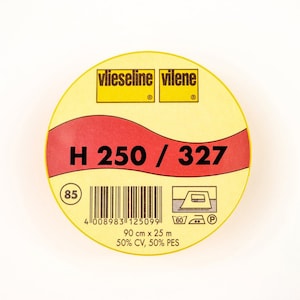Vlieseline H250/327 black Freudenberg (5.00 EUR / meter)
