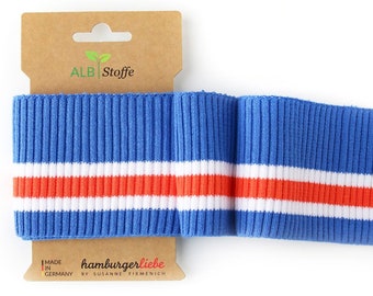 Cuff Me Ripped puños azultte-blanco-luce rosso