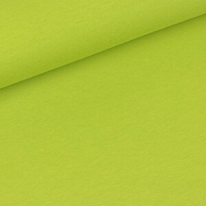 Light Sweat Maike light green uni (12,20 EUR / Meter)