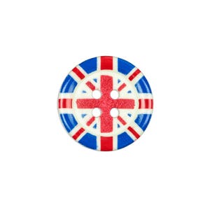 Button 4-hole England Matt 23 mm