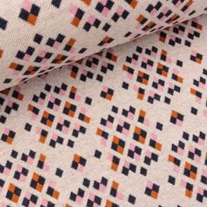 Hamburger Liebe 4 colour jacquardjersey Bliss Sparkle winter white (26,50 EUR / meter)