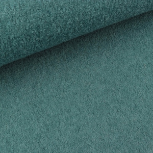 Boiled wool Naomi mint turquoise plain wool felt (20.90 EUR / meter)