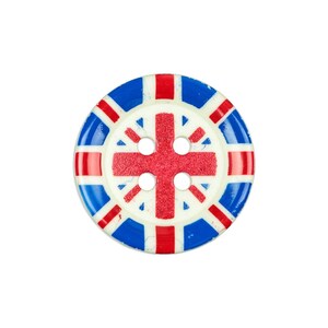 Button 4-hole England Matt 28 mm