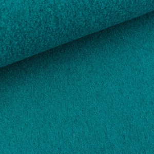 Boiled wool Naomi emerald uni wool walk (20,90 EUR / meter)