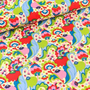 Baumwollstoff Mirabelle by Rebekah Ginda hell (11,50 EUR / Meter)