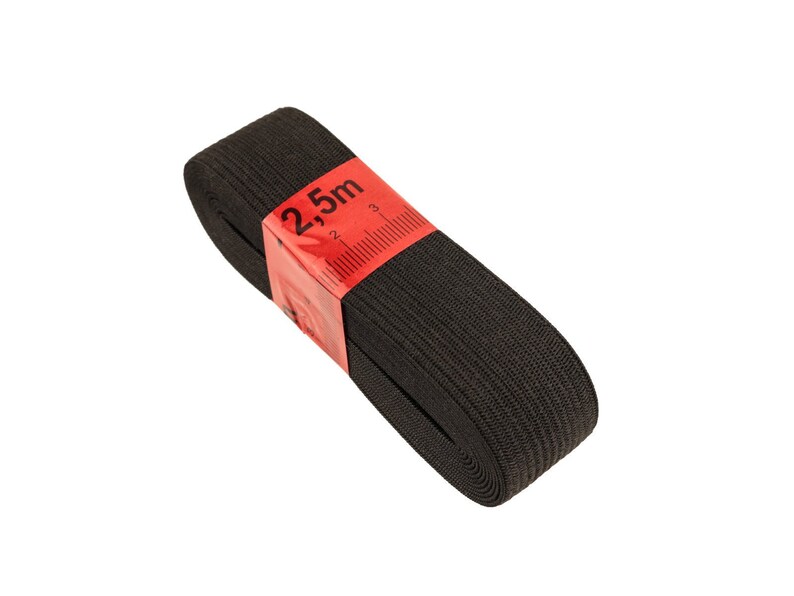 Rubber band Black 2.5 m 20 mm