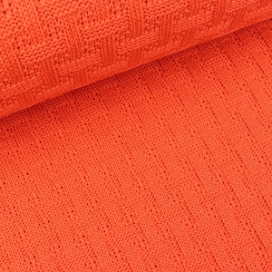 Hamburger Love Sweet Home Chunky Woven Knitty luce rosso (29.90 EUR / meter)