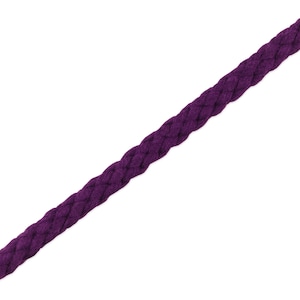 1 m braided cord Twist Me Big viola uni 12 mm