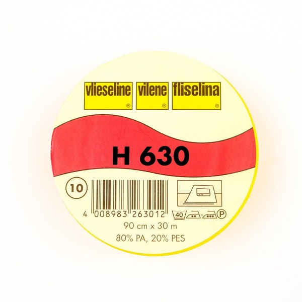 Volumenvlies H630 zum Aufbügeln weiß (7,60 EUR / Meter)