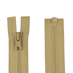 Zipper divisible Color Beige 55 cm-teeth