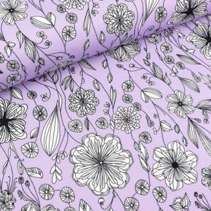 French Terry Mademoiselle Margol Thistle by Lila-Lotta (19.80 EUR/meter)