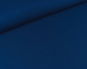 Leichter Sweat Maike dunkelblau uni (12,20 EUR / Meter)
