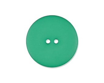 Knopf 2-Loch grün matt 20mm