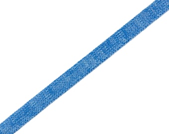 1m Flach- und Hoodiekordel Cord Me Plain Stitches bluette-azzuro meliert uni 12mm