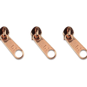 Zipper für divllisierten Endlosreißverschluss kupfer 3