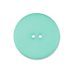 Button 2-hole mint Matt 20 mm