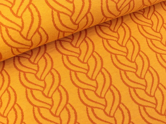 Hamburger Liebe Jacquard Sweet Home Plait Doubleface Curry-nepal