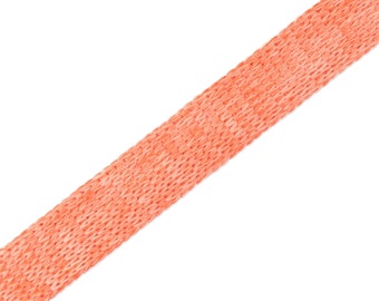 1m Flach- und Hoodiekordel Cord Me Check Point luce rosso-nude meliert 20mm