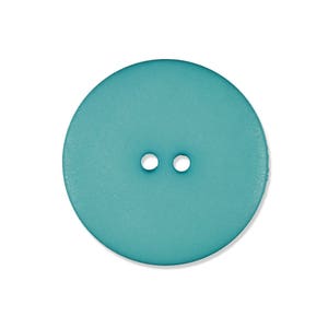 Button 2-hole turquoise Matt 20 mm