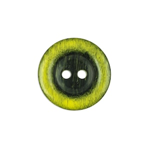 Big Button 2-hole kiwi-black mottled shiny