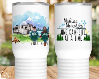 Making Memories One Campsite at a time/camping couple/camp/camping/campers/happy campers/camping gift/camping couple/camper couple/motorhome