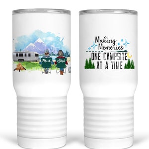 Making Memories One Campsite at a time/camping couple/camp/camping/campers/happy campers/camping gift/camping couple/camper couple/travel