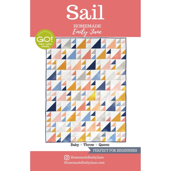 Sail Quilt Pattern by Homemade Emily Jane