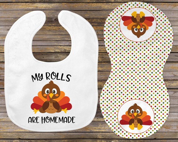 thanksgiving baby bib