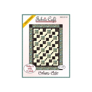 Urban Chic 3 Yard Quilt Pattern by Fabric Cafe