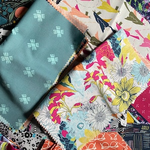 STUFFED Scrap bundles. These will be flat rate envelops stuffed to it&#39;s maximum capacity. All fabrics are from quality manufacturers.