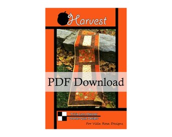 PDF Downlad - Ernte Tischläufer Muster von Orphan Quilt und Villa Rosa Designs