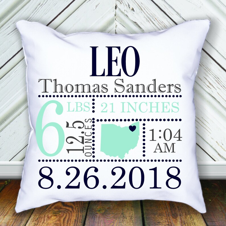 Ohio Birth announcement/FREE SHIPPING/Birth announcement Etsy