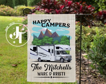 Class C Camper Flag/RV/Class C/Camper/Camper Flag/Campsite Flag/Campground Flag/Making Memories/Personalized Camper Flag/Camping/Campers/