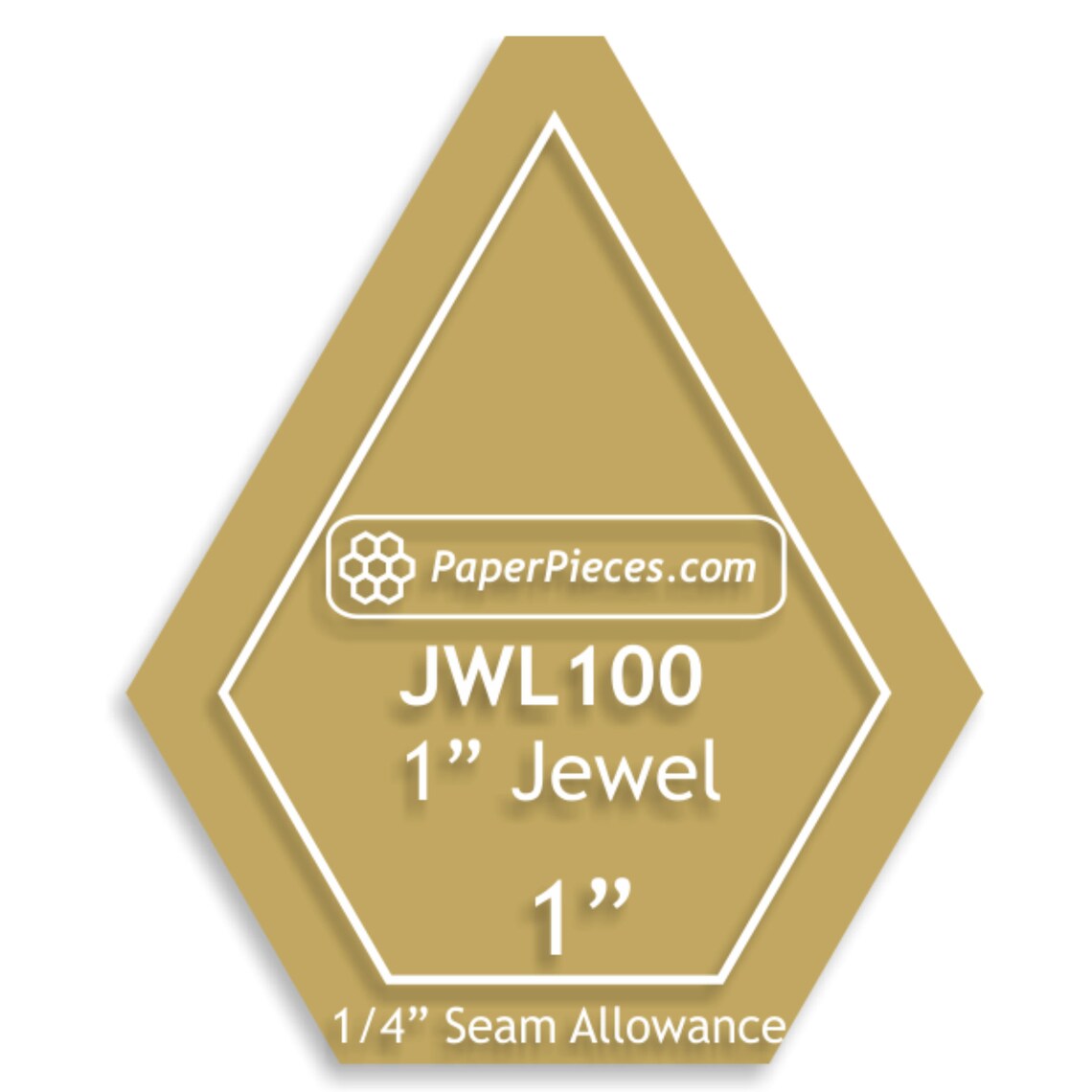 1 Jewel Acrylic Template for English Paper Piecing/paper - Etsy