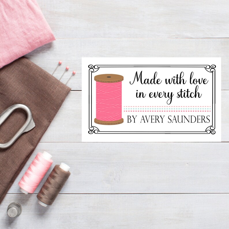 Made with love in every stitch/quilt labels/personalized quilt Etsy