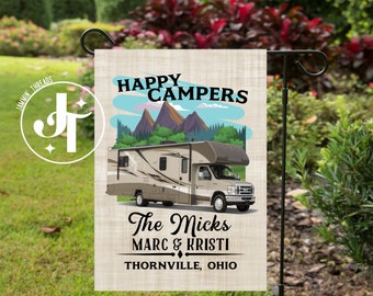 Class C/Rv/Camper Flag/Class C Flag/rv flag/camper/camping flag/campsite decor/campground flag/campsite flag/happy campers/happy camper flag