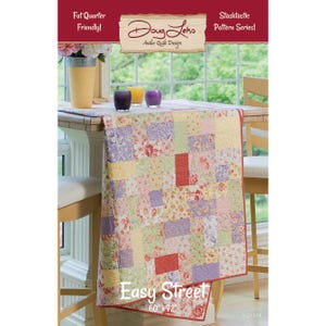 Easy Street Quilt Pattern by Antler Quilt Designs. Fat Quarter Friendly. Beginner Friendly