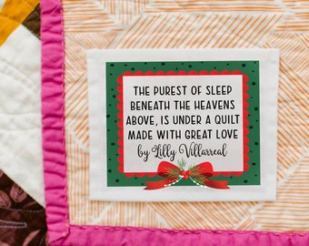 Julie Stocker Quilts at Pink Doxies: Quilt Label Bliss